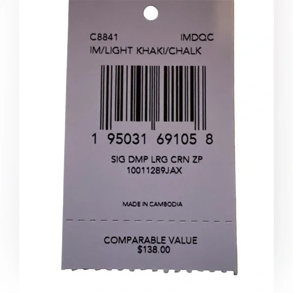 Coach wristlet NWT light khaki/ chalk - Picture 2 of 2